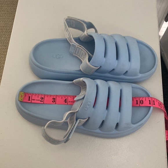 ❗️SOLD❗️Ugg Baby Blue Sports Yeah Eva Rubber Sandals Size 10 - Picture 7 of 7